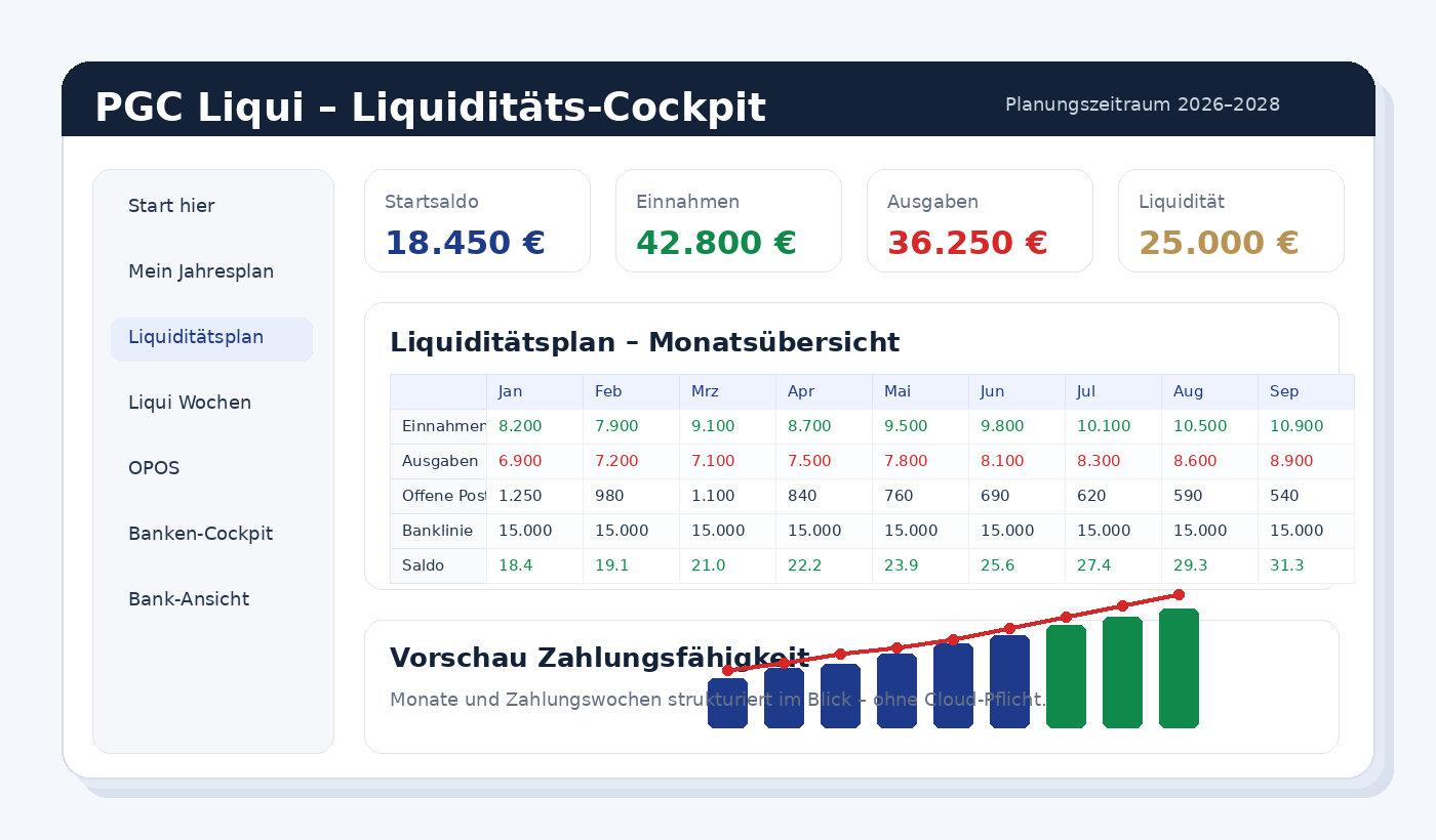 Screenshot-Vorschau von PGC-cam Liqui